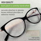 Translucent Eye Patch for Glasses, Adult Eye Patch for Men & Women, Vision Therapy for Amblyopia, Strabismus & Double Vision