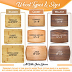 Crafted Custom Cutting Board - Personalized Cutting Board - Engraved Charcuterie Board - Wedding Gift for Couple - Best Present Idea for Bride, Bridal Shower, Anniversary, Christmas, & Housewarming
