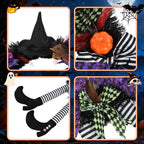 SHAVINGFUN Halloween Wreath-Halloween Wreaths for Front Door