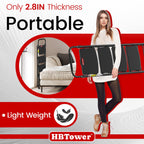HBTower 4 Step Ladder, Step Stool Foldable with Wide Anti-Slip Pedal, Sturdy Steel Ladders for Home Adults Kitchen