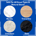 Black Diamond Stoneworks Ultimate Grout Cleaner for Tile Floors — Acid-Free Deep Cleaner Removes Grease, Dirt & Soap Scum Without Damaging Grout — Safe for Marble and All Natural Stone (4-Gallons)