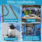 ZeeDix 4.8 lbs Pool Filter Balls for Sand Filter Pump, New Upgrade Efficient Swimming Pool Filter Sand Alternative(Equals 150 lbs Pool Filter Sand), Reusable Eco-Friendly Fiber Filter Media Balls