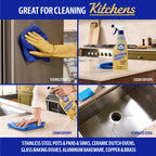 Bar Keepers Friend Soft Cleanser 13 oz + Spray & Foam Multipurpose MORE Spray Cleaner 25.4 oz, Multi Purpose Cleaner Bundle, Removes Grease, Rust Stains, Soap Scum & More in Home & Outdoors