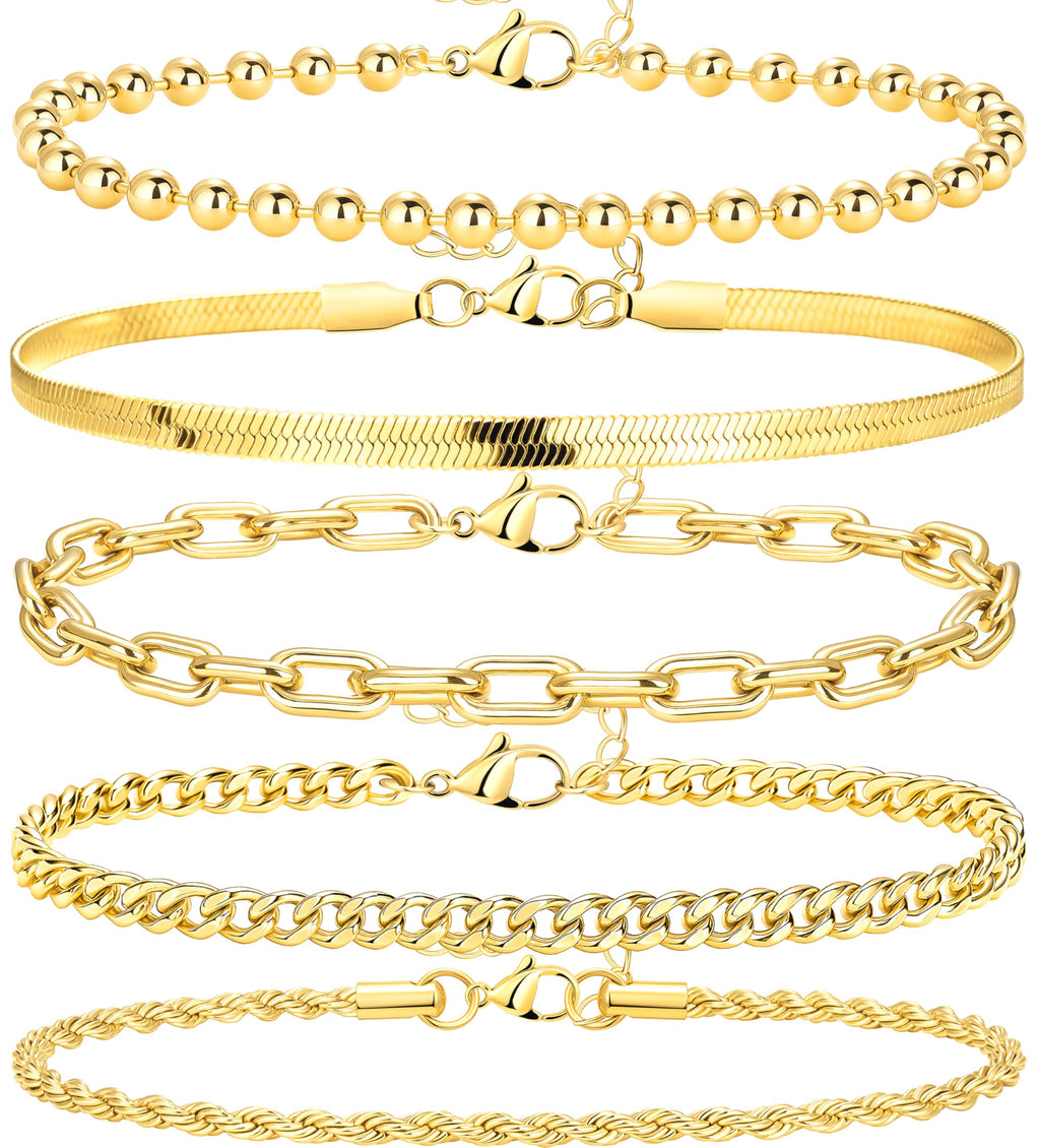 Poxtex Extra Large Anklets for Women Large Ankle, 14K Real Gold Dainty Anklets for Women Waterproof, 10"+2" Adjustable Large Ankle Bracelets for Women Plus Size, Ankle Bracelets for Women Trendy,