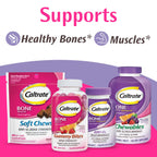 Caltrate Chewables 600 Plus D3 Plus Minerals Calcium Vitamin D Supplement, Cherry, Orange and Fruit Punch - 60 Count (Pack of 2)