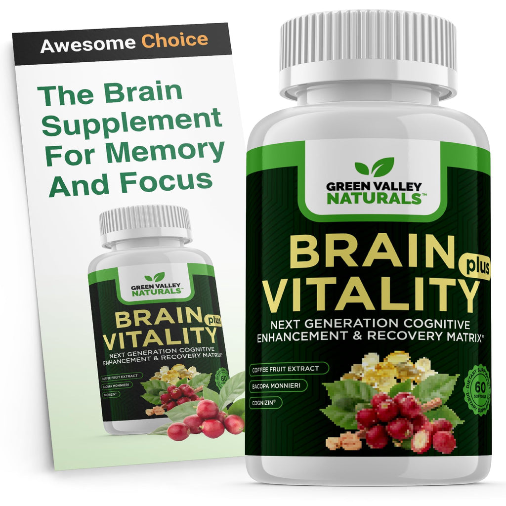 Green Valley Naturals Brain Vitality Plus™ Brain Health Supplement