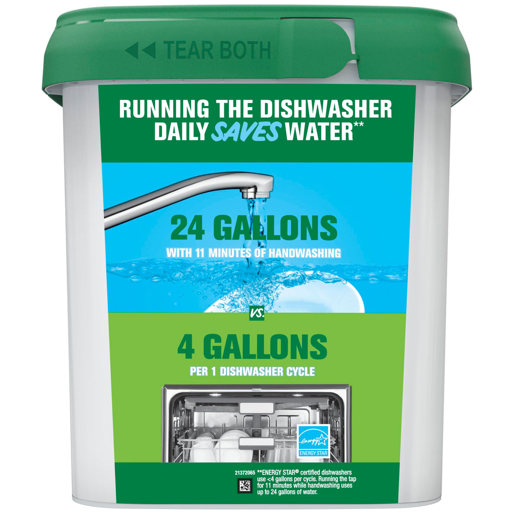 Cascade Free & Clear Dishwasher Pods, Dishwasher Detergent, Dish Detergent Soap, Unscented, 62ct
