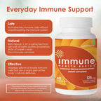 Immune Health Basics Ultra Strength Immunity - Clinically Proven Immune Support - Wellmune Highly Purified Beta Glucan - Gluten-Free, Non-allergenic, Non-GMO and Vegan Capsules - 60 Capsules, 125 mg