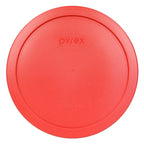 Pyrex (1) 7202-PC 1-Cup Green, (2) 7200-PC 2-Cup Orange, (2) 7201-PC 4-Cup Cadet Blue, (1) 7402-PC 6/7-Cup Red, (2) 7210-PC 3-Cup Light Green, (1) 7211-PC 6-Cup Red Lids - Made in USA