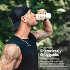 Slate Milk - High Protein Iced Coffee - Vanilla Latte - 175mg Caffeine, Lactose Free Energy - 20g Protein, 1g Sugar, 100 Calories, 1g Net Carbs, No Sugar Added - Protein Coffee - 11 fl oz, 12 Cans
