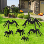 Boogem Halloween Spider Decorations 6 Pack: Giant Spider Outdoor Decoration