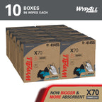 WypAll PowerClean X70 Medium Duty Cloths, 10 x 96 Towels (41455)