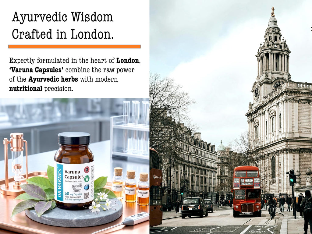 DR WAKDE's Varuna Capsules (Crataeva nurvula) 500mg | Urinary Tract, Bladder & Kidney Support | 60 Veg Caps | Pure Ayurvedic Bark Powder | Vegan | Filler-Free | Made in UK