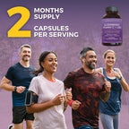 Viva Naturals Elderberry with Vitamin C and Zinc (120 Capsules) - 1000mg Sambucus Elderberry Immune Support Supplement, Black Elderberry Capsules for Adults, Elderberry Vitamins - 2 Months Supply