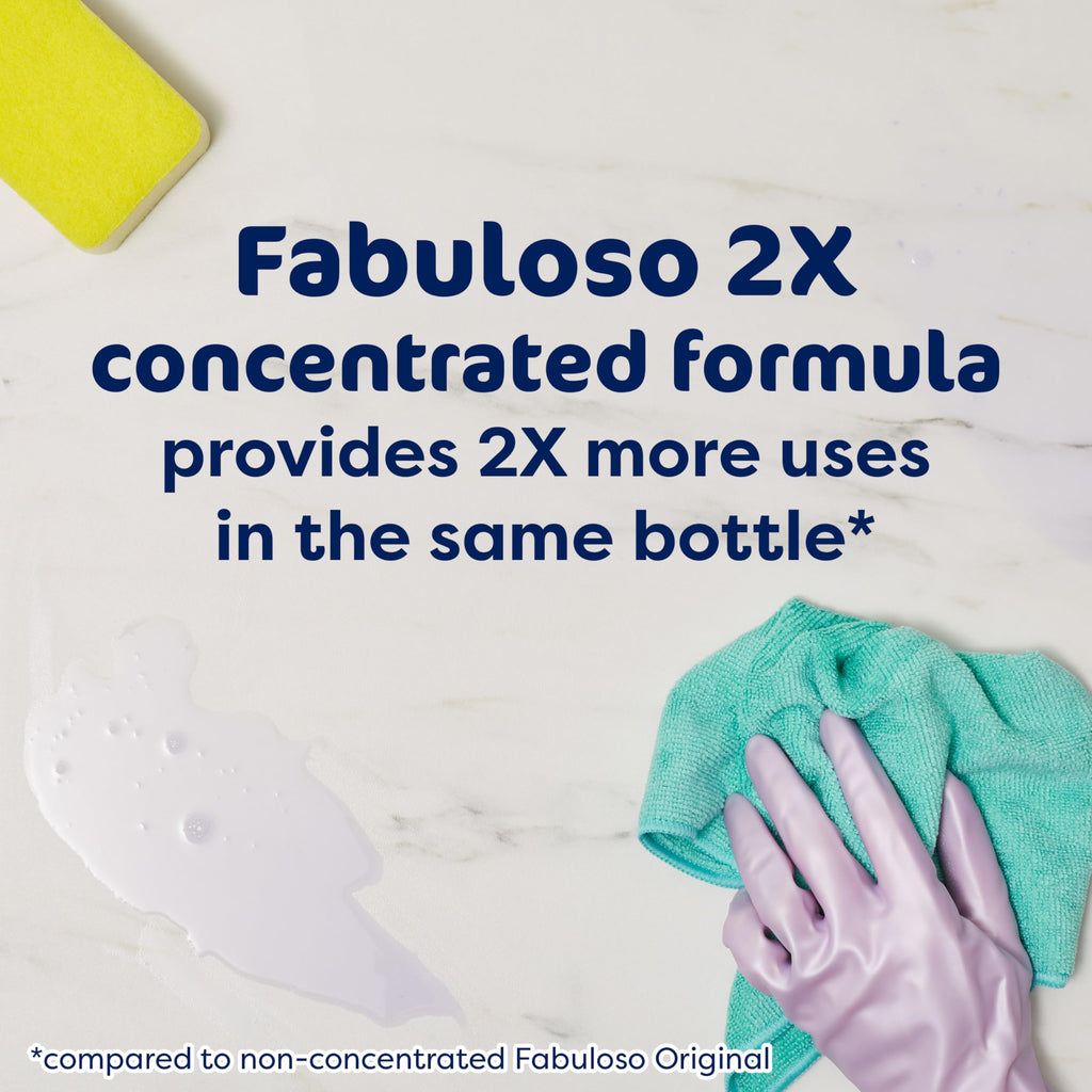 Fabuloso All Purpose Cleaner Refill, Lavender, 405.6 Oz (16.9 Oz, 24 Pack) - Bulk Cleaning Supplies Bundle - Multi-Surface Cleaner, Mopping Solution - Office Supplies (153105)