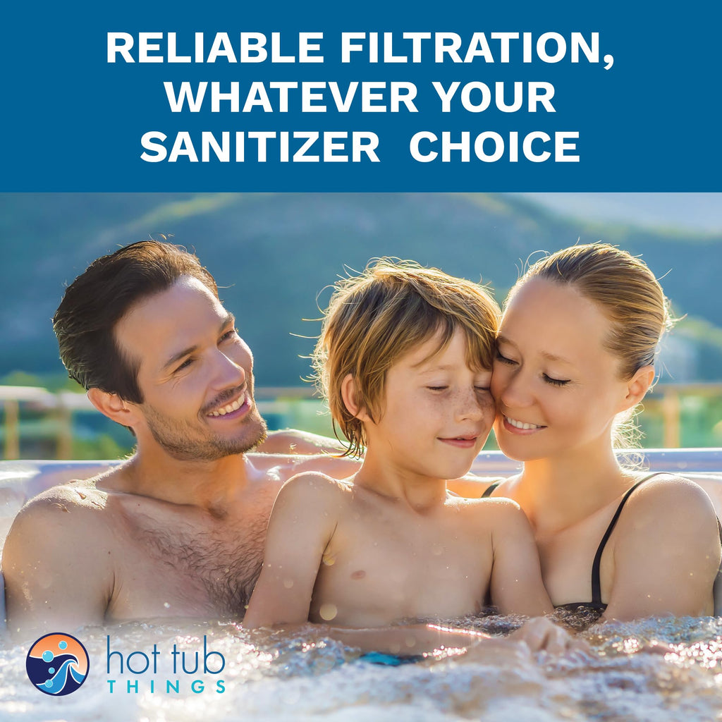 Hot Tub Things Replacement Filter Cartridge for Sundance Spas 6540-502 (2002–2024), MicroClean Technology, Captures Oils & Fine Debris, Tool-Free Replacement Every 3-4 Months, Spa Filter Cartridges