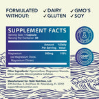 Magnesium Citrate Complex 500 MG for Calm & Relaxation | High Absorption Magnesium Supplement | Citrato de Magnesio | Constipation & Digestion Support Non-GMO Soy-Free | 60 Mag Citrate Capsules