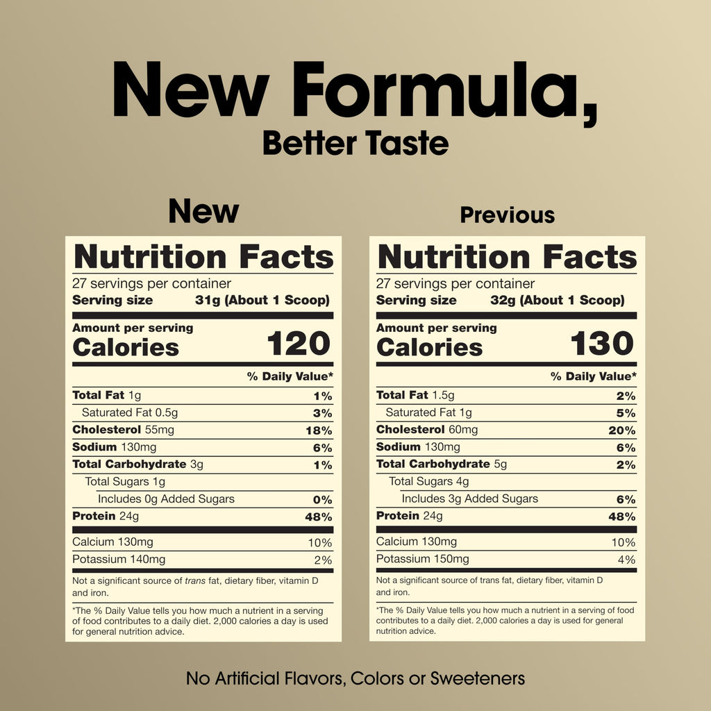 Optimum Nutrition Gold Standard 100% Whey Naturally Flavored Protein Powder, Vanilla, 1.9 Pound (Packaging May Vary)