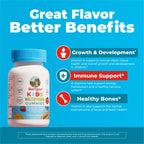MARYRUTH'S Kids Vitamins | Multi | Sugar Free | 2 Month Supply | Kids Multivitamin Gummies for Ages 2+ | Vegan | Only 1 Gummy a Day | 60 Count