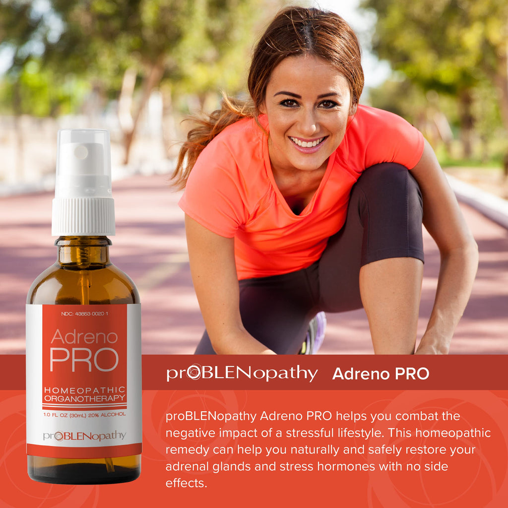 proBLEN AdrenoPRO Support Natural Adrenal 1 Fl oz (30 ml) - Fast Absorption Liquid Spray - Easy to Use Spray Supplement - Stress Relief & Energy Boost