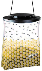 Flies Be Gone Outdoor Fly Trap - Disposable Protein-Powered Attractant Fly Catcher - Natural Attractant Trap for Patios, Ranches. Easy to Use Outdoor Traps, Helps Manage Fly Populations Outdoors