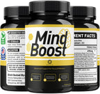 Mind Boost Capsules - MindBoost Advanced Formula Daily Support Focus & Memory, MindBoost Premium Pills All Natural Vitamins for Overall Health and Wellness Reviews, 60 Capsules for 1 Month