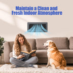 4x10 Floor Register, Floor Vent Covers for Home Floor, Sidewall, Heavy Duty Steel Walkable Floor Grates, Adjustable Air Vent Covers Rust Proof Finish, 4" x 10'' Floor Vent, 6 Pack, Gray