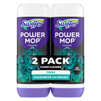 Swiffer PowerMop Floor Cleaning Solution with Unstopables Fresh Scent, PowerMop Refills, Floor Cleaner for Mopping, 25.3 fl oz, 2 Pack