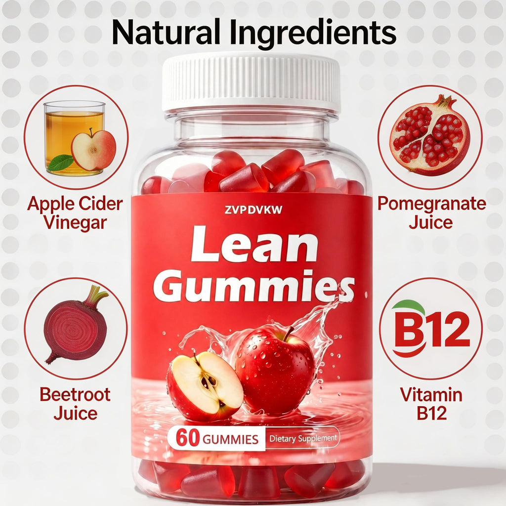 ZVPDVKW Jelly Multivitamin Lean Gummies, Daily Nutrition Support, 60 Count