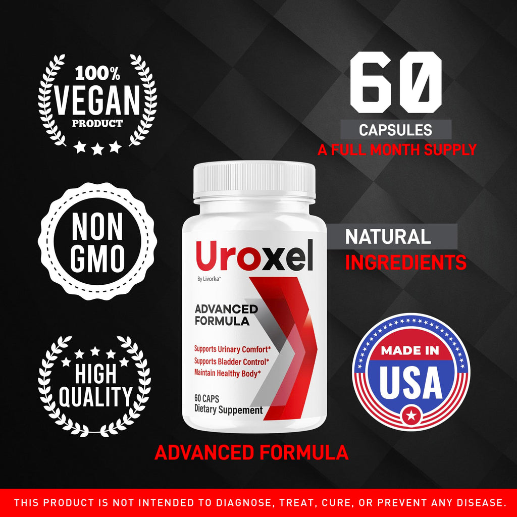 (2 Pack) Uroxel Capsules - Official Uroxel Support Premium Daily Advanced Formula Capsulas- Maximum Strength, All Natural Vitamins for Overall Health & Wellness Pastillas, 120 Capsules for 2 Months