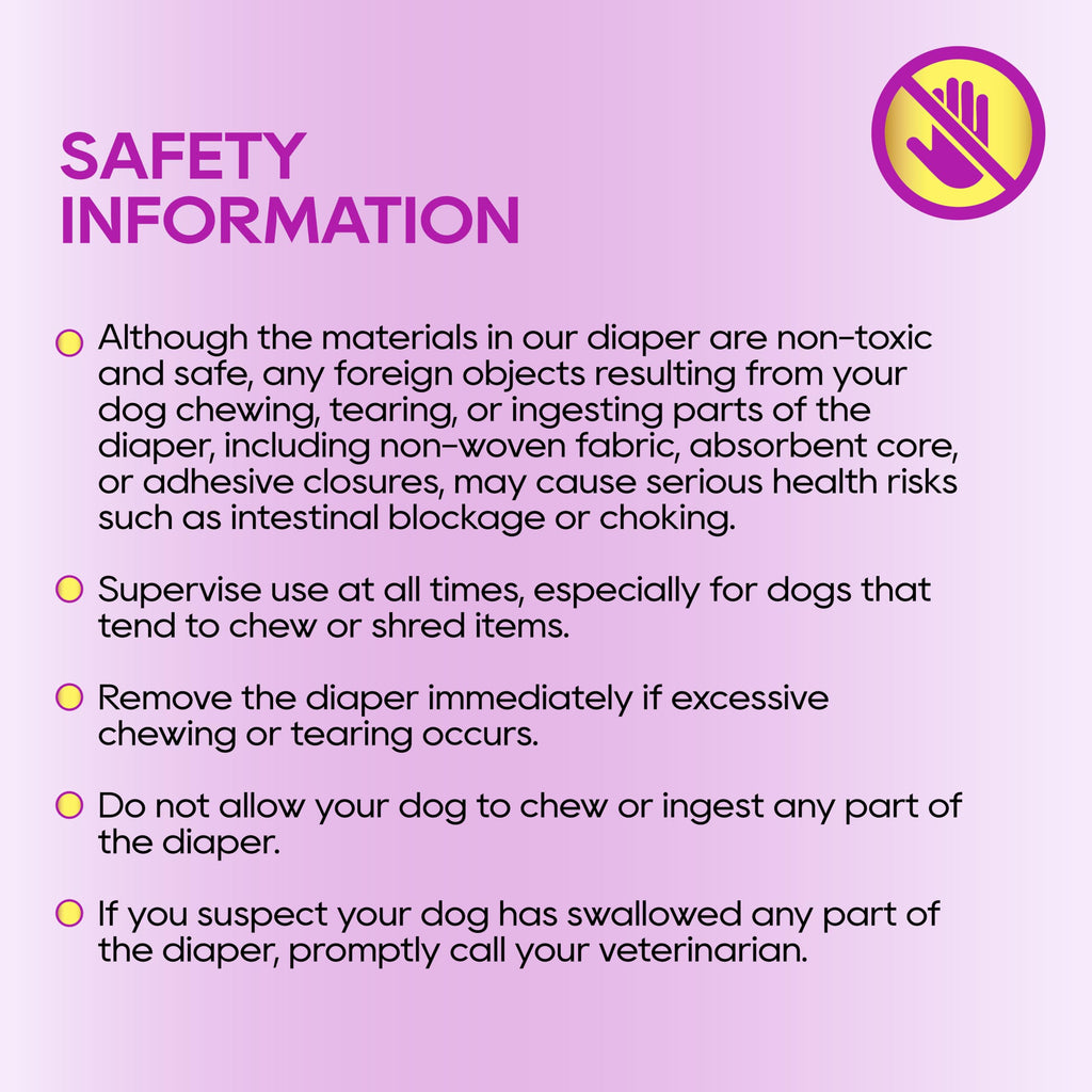 HONEY CARE All-Absorb Disposable Female Dog Diapers Small Size, Improved, 40 Count, Super Absorbent, Breathable, Wetness Indicator (Pack of 1, 40 Count Total)