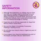HONEY CARE All-Absorb Disposable Female Dog Diapers Small Size, Improved, 40 Count, Super Absorbent, Breathable, Wetness Indicator (Pack of 1, 40 Count Total)