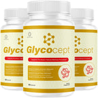 (3 Pack) Glycocept - Glycocept Advanced Formula Support Capsules All Natural Premium Ingredients Maximum Strength, Daily Pills Support Vitamins for Health and Wellness, 180 Capsules for 3 Months