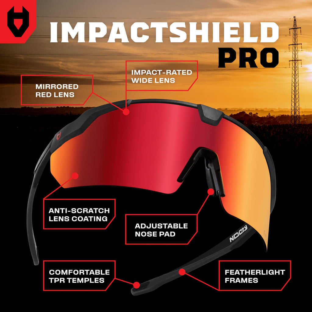 NoCry ANSI Z87 Sunglasses For Men or Women with Anti-Scratch and 100% UV Protection — High Contrast Lens Tinted Safety Glasses for Men — Perfect Z87 Safety Glasses or Safety Sunglasses