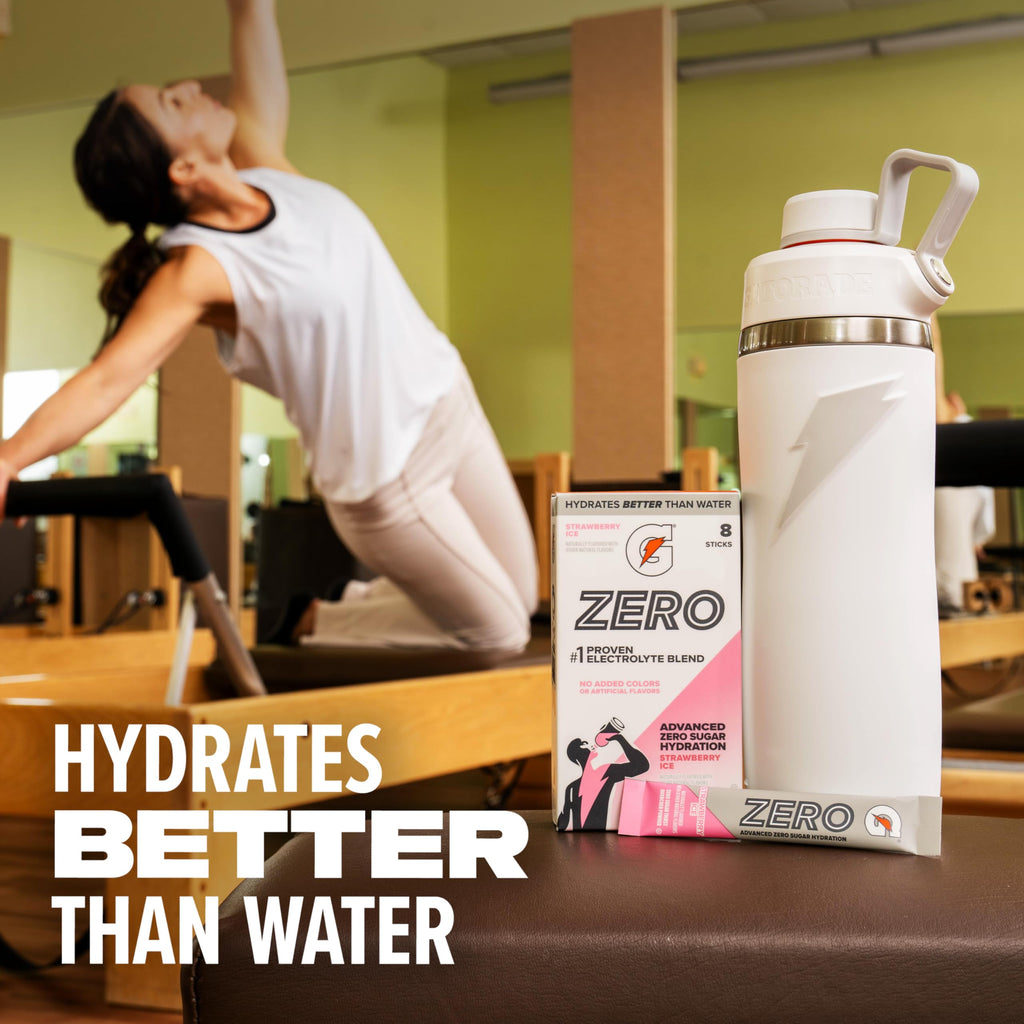 Gatorade Zero Sugar Powder, Glacier Freeze, (32 Servings)