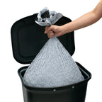 Glad Premium Trash Can with Clorox Odor Protection, 13 Gallon, Black