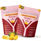 dakasokaaa 2 Pack - Slippery Kitty Gummies | her Juicy Feminine probiotics Gummies | Support pH Balance & Digestive Health, Slippery Elm for Women | 60 Count | Pineapple Flavor