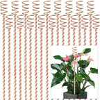 18Pack Electroculture Plant Stakes, 12" Electroculture Copper Gardening Antenna, Copper Coil Plant Stakes for Garden,Garden Stakes for Plants Fruits Vegetables Growth,Eco-Friendly,High-Yield