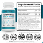 Zen Nutrients The Everyday Back Vitamin for Lower Back Relief & Nerve Function Support Supplement - Back, Disc and Nerve Relief with Alpha Lipoic Acid, Turmeric & Glucosamine (60 Capsules)