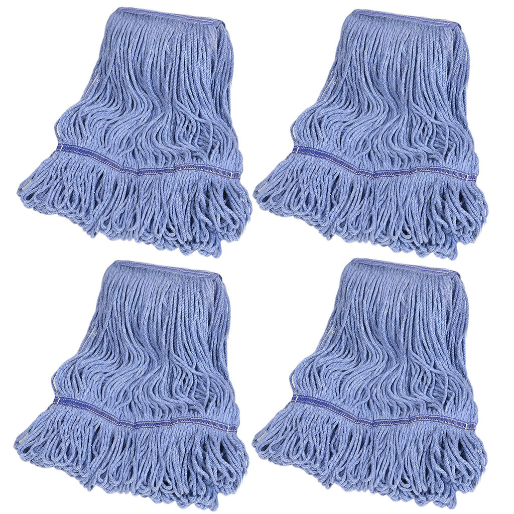HiBaby 4 Pack Commercial Mop Head Replacement Heavy Duty Mop Head Replace