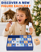 Nativity Advent Calendar 3D Printed Nativity Set Toys Gift for Toddler Kids