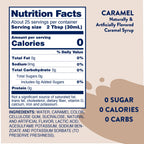 Jordan’s Skinny Mixes Sugar Free Coffee Syrup, Salted Caramel Coffee Flavoring Syrup, Zero Calorie Drink Mix, Lattes, Baking, Protein Shake or Cocktail, Dairy & Gluten Free, Kosher, 25.4 Fl Oz, 2 Pack