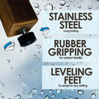 AquaTeak The Original Kai Corner Teak Bath Shelf - A. Corner Stand