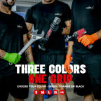 GRIPXX Herkules Grip Heavy Duty 8Mil Black Nitrile Gloves,3D Raised Diamond Texture-Latex & Powder-Free-Industrial, Mechanic (100, X-Large)