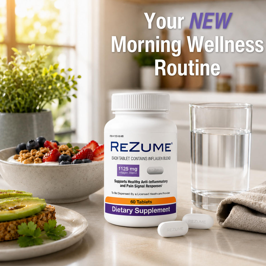 CryoDerm REZUME Tablets Full Spectrum Inflagan Blend Formula (60 Count)