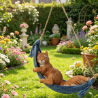 LC LCdecohome Squirrel Garden Décor Hanging Statue 7.75 * 3.75 * 3.25 Inch