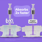Luvs Platinum Protection Baby Diapers, Size S6 (23-44 lb), 144 Count