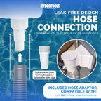 SWIMLINE HYDROTOOLS Standard Thru-Wall Above Ground Pool Skimmer Kit With WATER LEVELING SYSTEM | ABS Construction | Large Debris Basket| Snap-In & Removable Weir | Above Ground Pool Skimmer | Skimmer