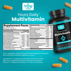 You Vites - Methylated Multivitamin for Men and Women, Methyl Multi Without Iron - 60 Capsules, MTHFR Supplement with Methyl B12, Methylfolate (5-MTHF), CoQ10 for Energy, Heart and Mood Support
