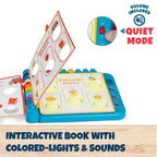Chuckle & Roar Pop It Book, Colors, English & Spanish, Quiet Mode, 1–4+